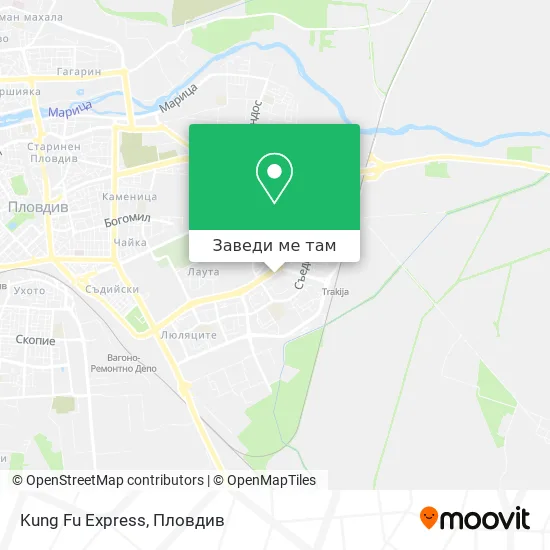 Kung Fu Express карта