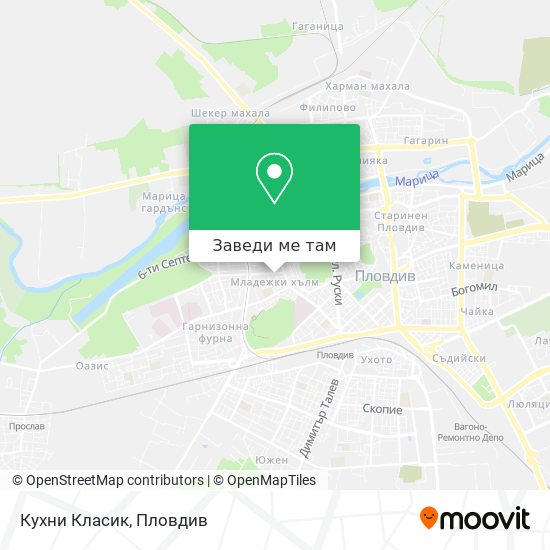 Кухни Класик карта