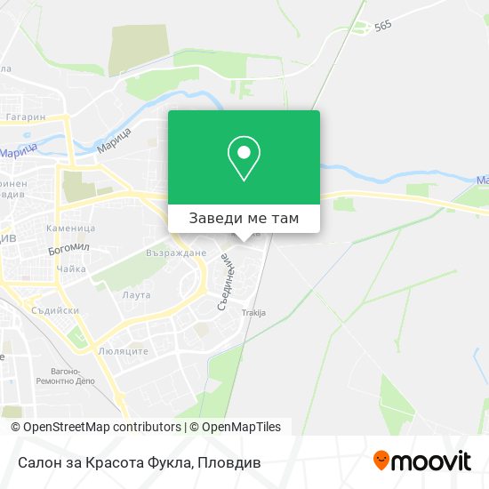 Салон за Красота Фукла карта