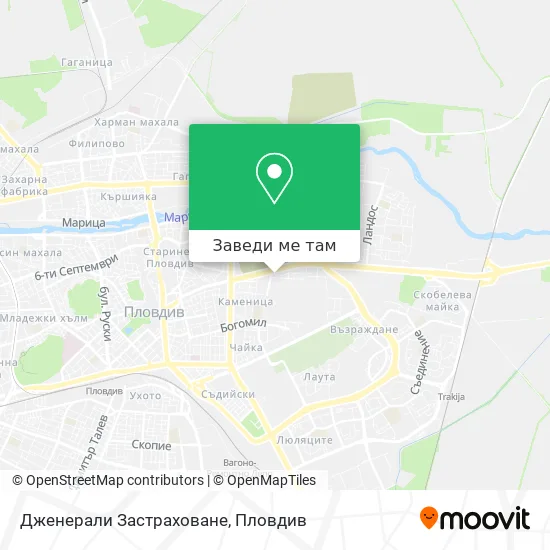 Дженерали Застраховане карта