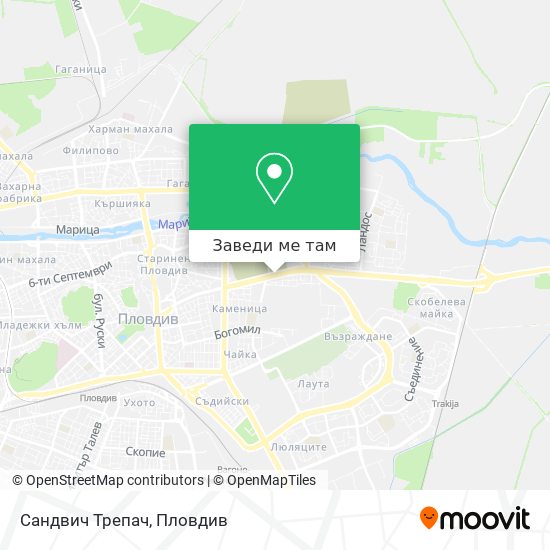 Сандвич Трепач карта