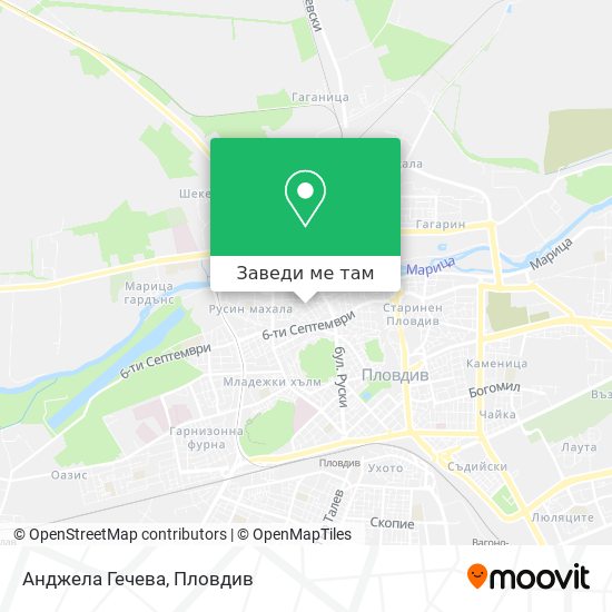 Анджела Гечева карта