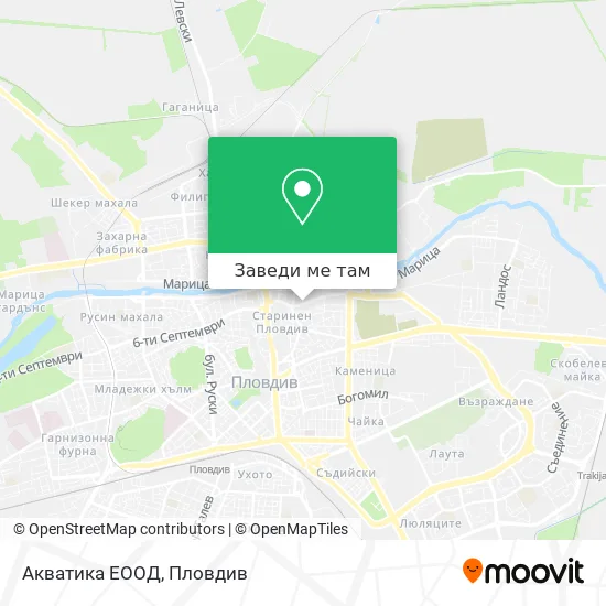 Акватика ЕООД карта