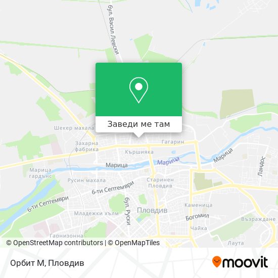 Орбит М карта