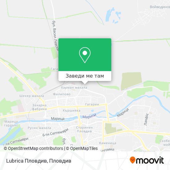 Lubrica Пловдив карта