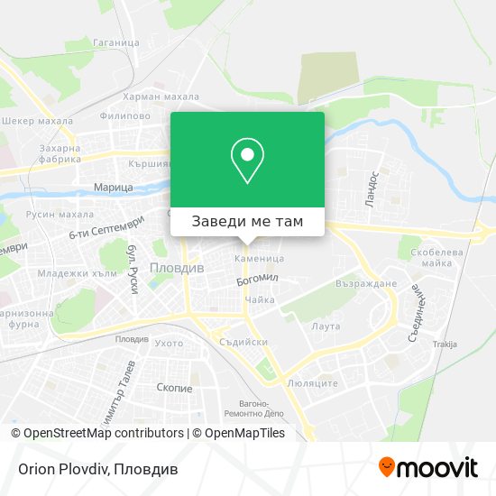 Orion Plovdiv карта