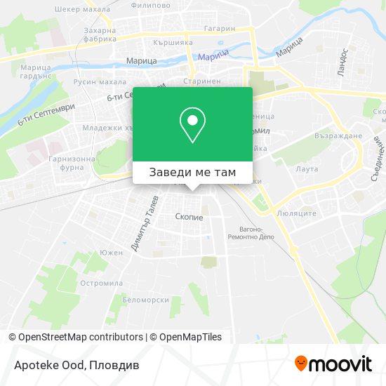 Apoteke Ood карта