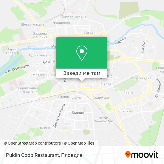 Puldin Coop Restaurant карта