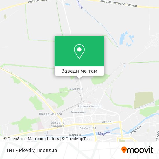 TNT - Plovdiv карта
