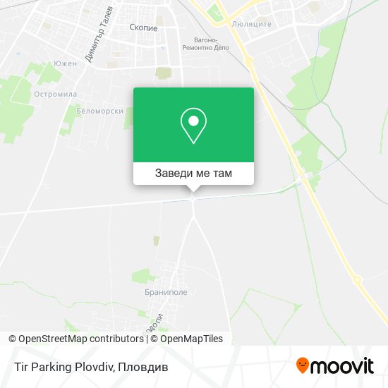 Tir Parking Plovdiv карта