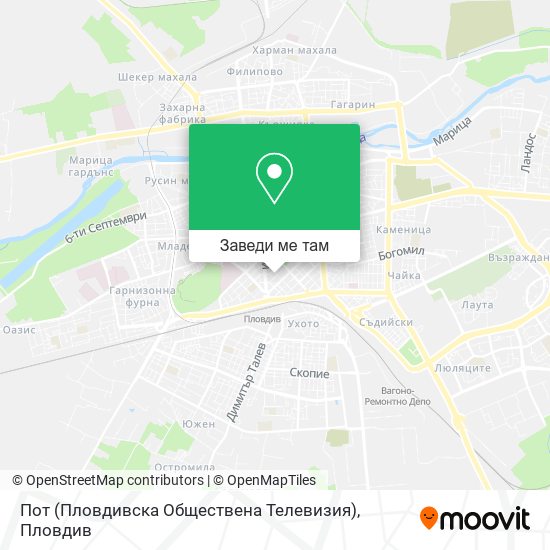 Пот (Пловдивска Обществена Телевизия) карта
