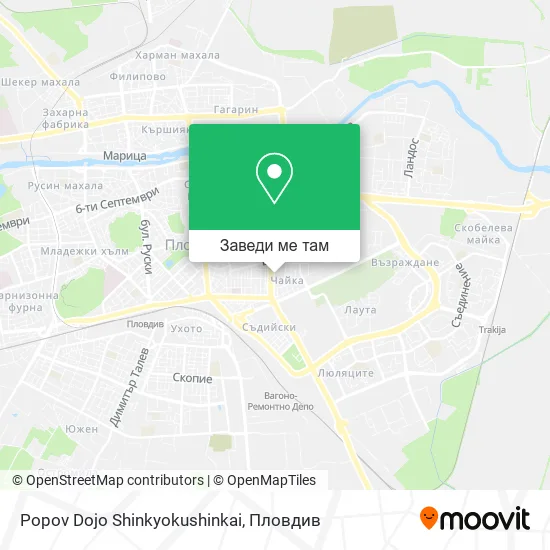 Popov Dojo Shinkyokushinkai карта