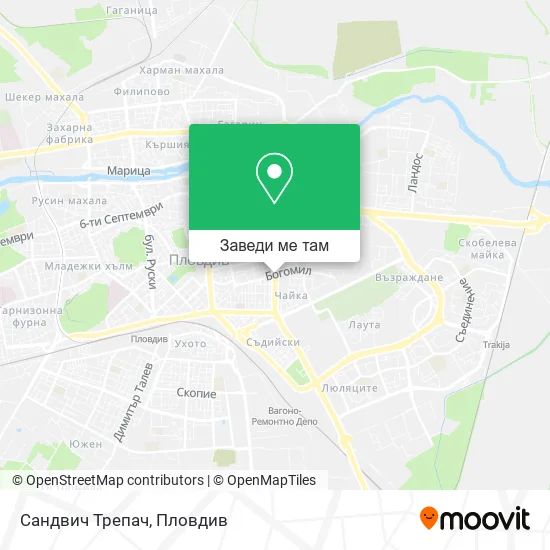 Сандвич Трепач карта