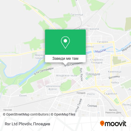 Rsr Ltd Plovdiv карта