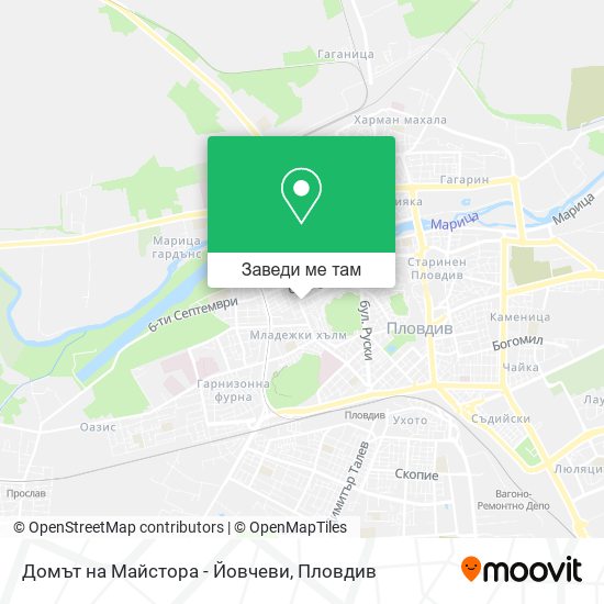 Домът на Майстора - Йовчеви карта