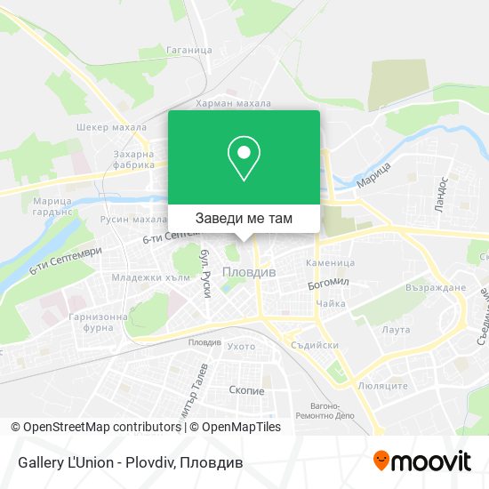 Gallery L'Union - Plovdiv карта
