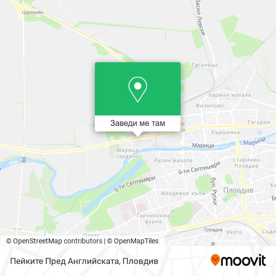 Пейките Пред Английската карта