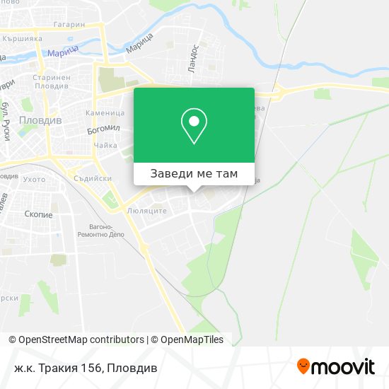 ж.к. Тракия 156 карта