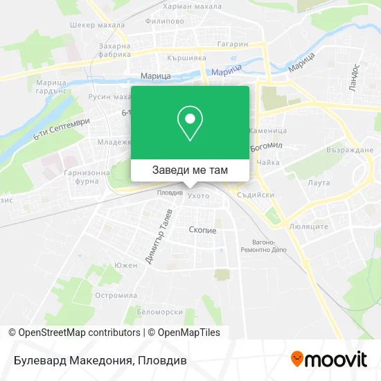 Булевард Македония карта