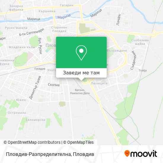 Пловдив-Разпределителна карта