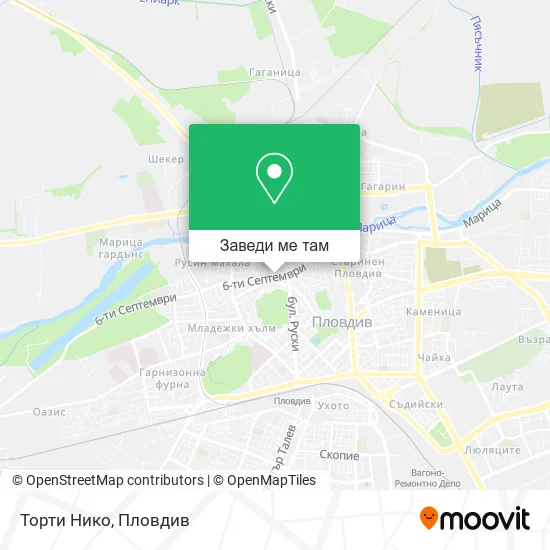 Торти Нико карта