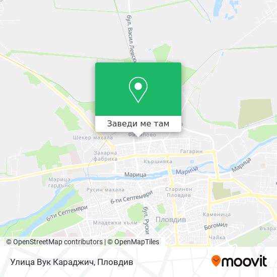 Улица Вук Караджич карта