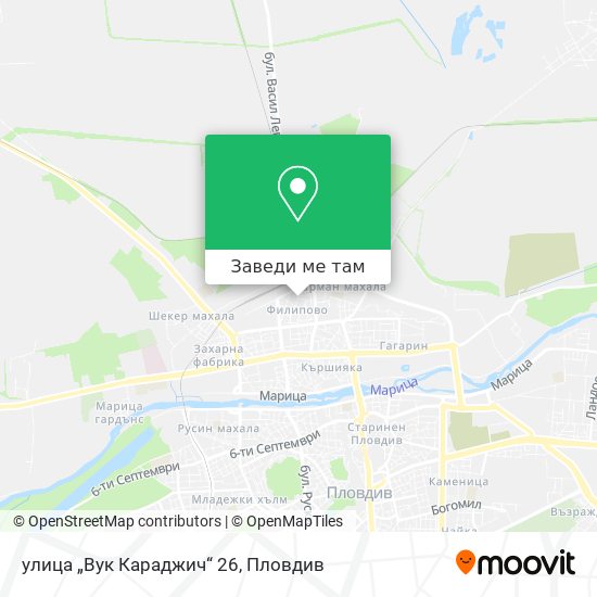 улица „Вук Караджич“ 26 карта
