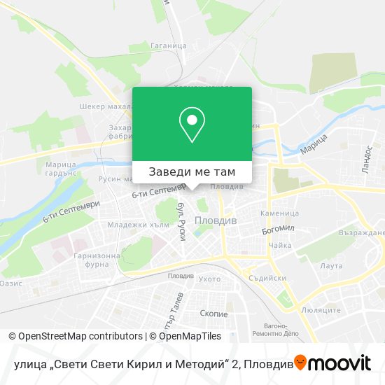 улица „Свети Свети Кирил и Методий“ 2 карта