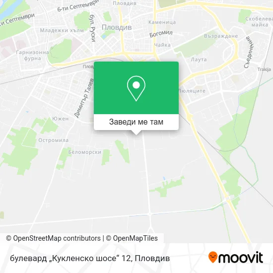 булевард „Кукленско шосе“ 12 карта
