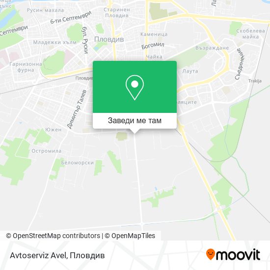 Avtoserviz Avel карта