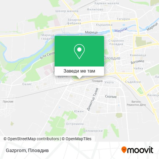 Gazprom карта