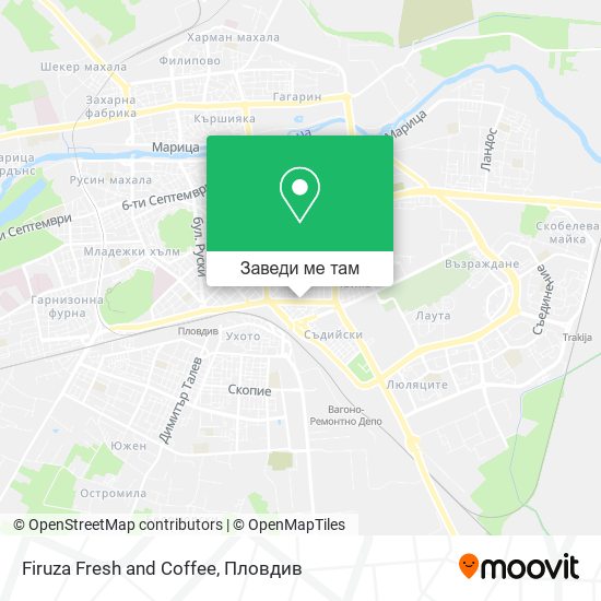 Firuza Fresh and Coffee карта