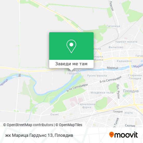 жк Марица Гардънс 13 карта