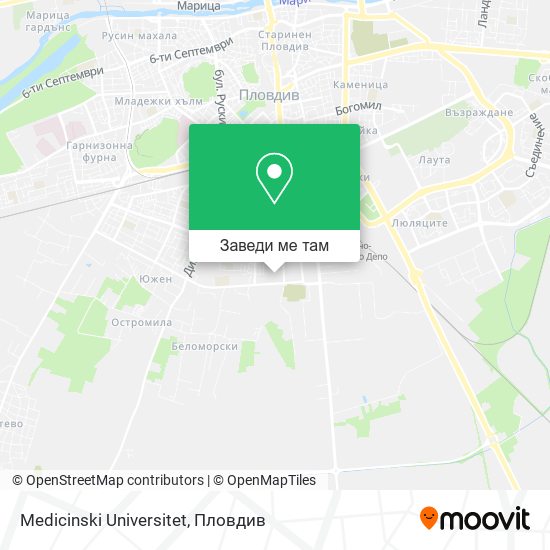 Medicinski Universitet карта