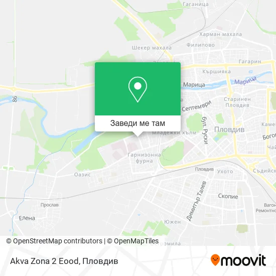 Akva Zona 2 Eood карта