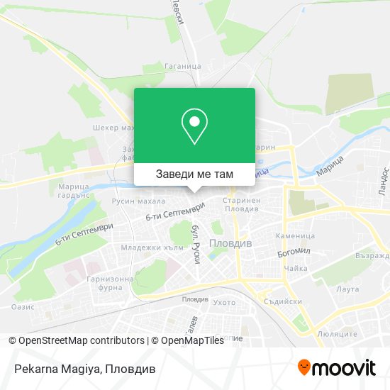 Pekarna Magiya карта