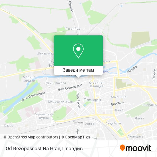 Od Bezopasnost Na Hran карта