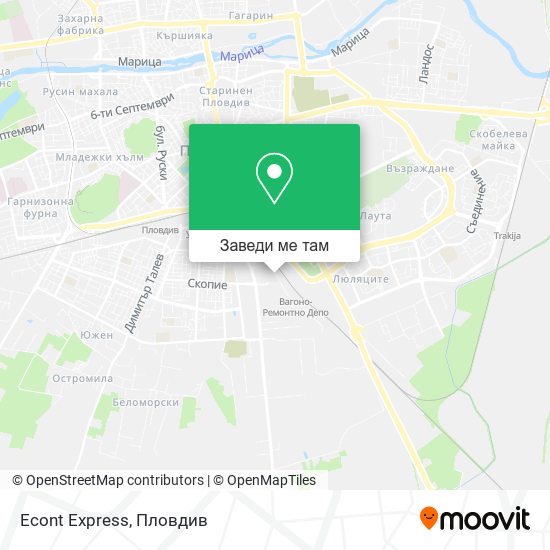 Econt Express карта