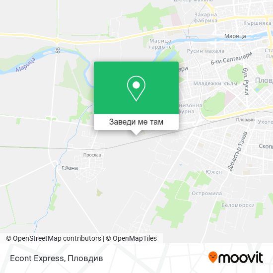 Econt Express карта