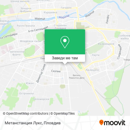 Метанстанция Лукс карта