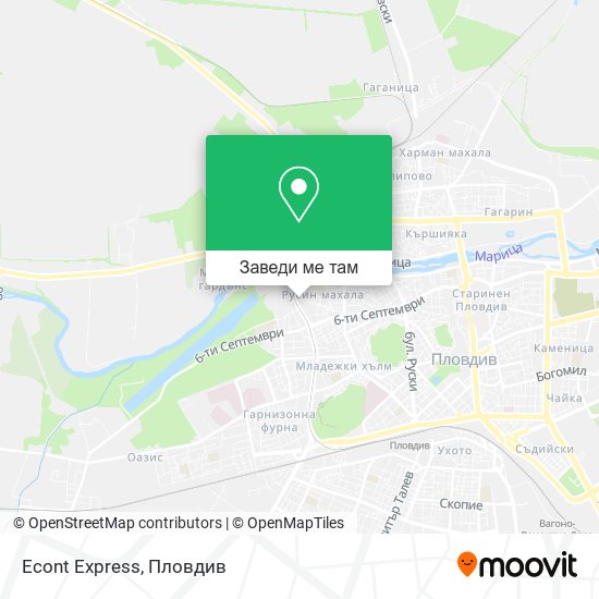 Econt Express карта