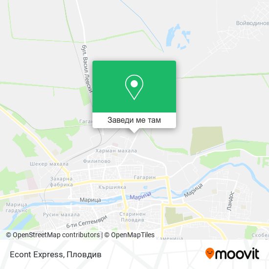 Econt Express карта