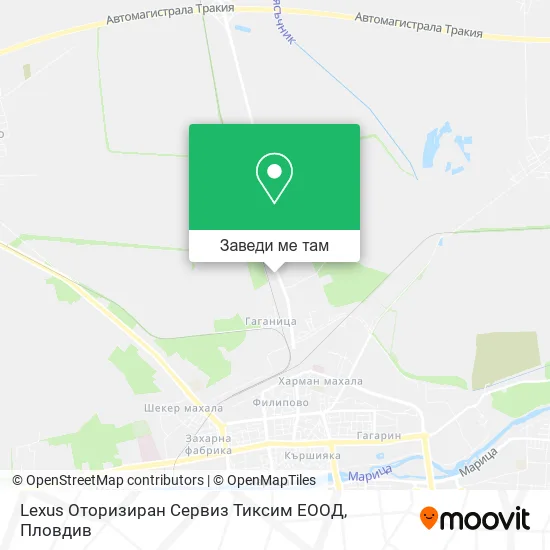 Lеxus Оторизиран Сервиз Тиксим ЕООД карта
