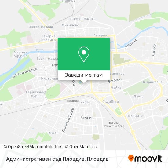 Административен съд Пловдив карта