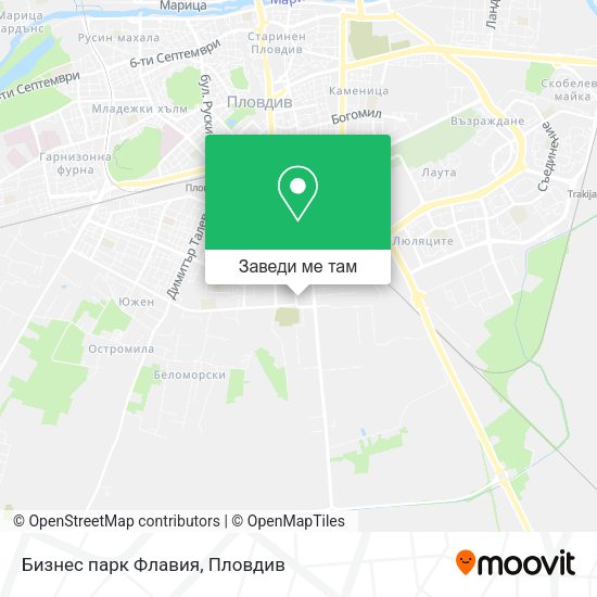 Бизнес парк Флавия карта