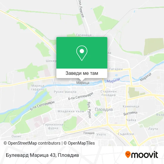 Булевард Марица 43 карта