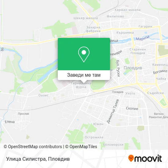 Улица Силистра карта