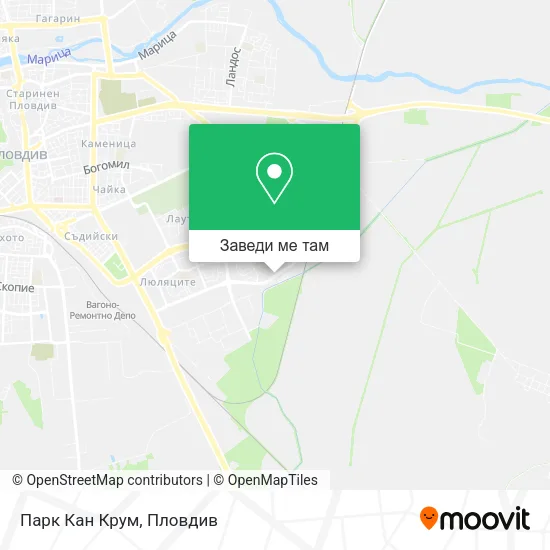 Парк Кан Крум карта