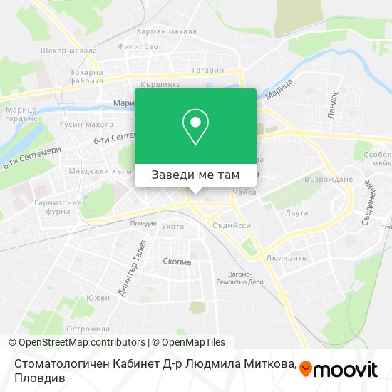 Стоматологичен Кабинет Д-р Людмила Миткова карта