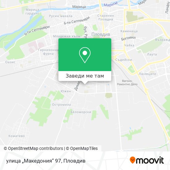 улица „Македония“ 97 карта